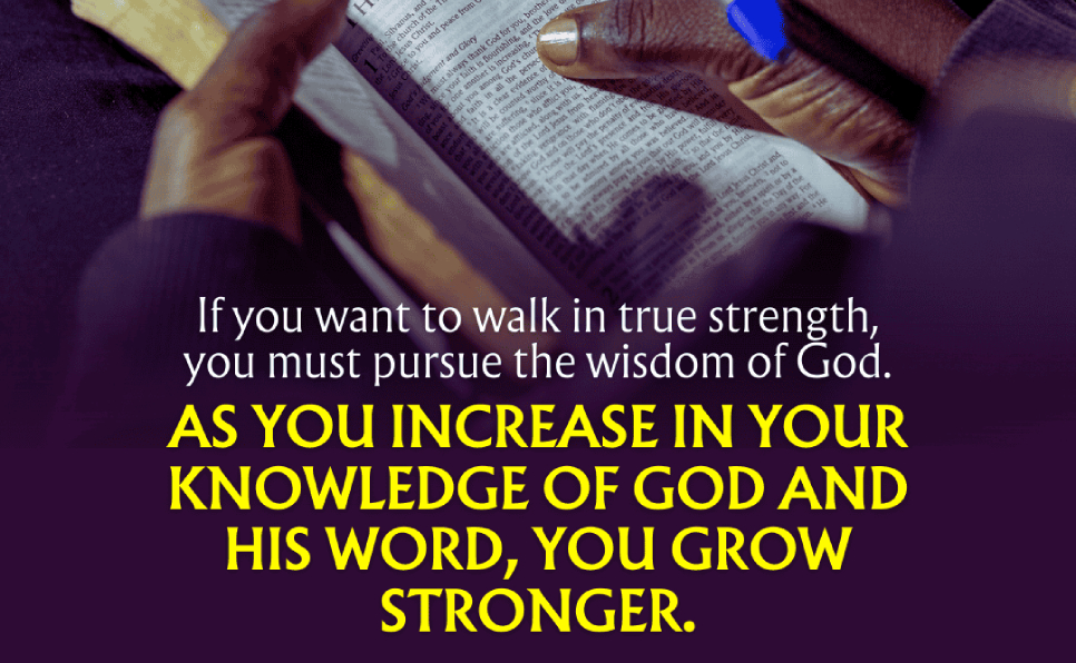 The Power of Wisdom: How Spiritual Insight Becomes Strength